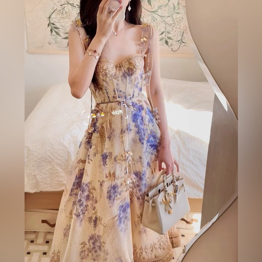 zimmermann picnic midi dress size 1